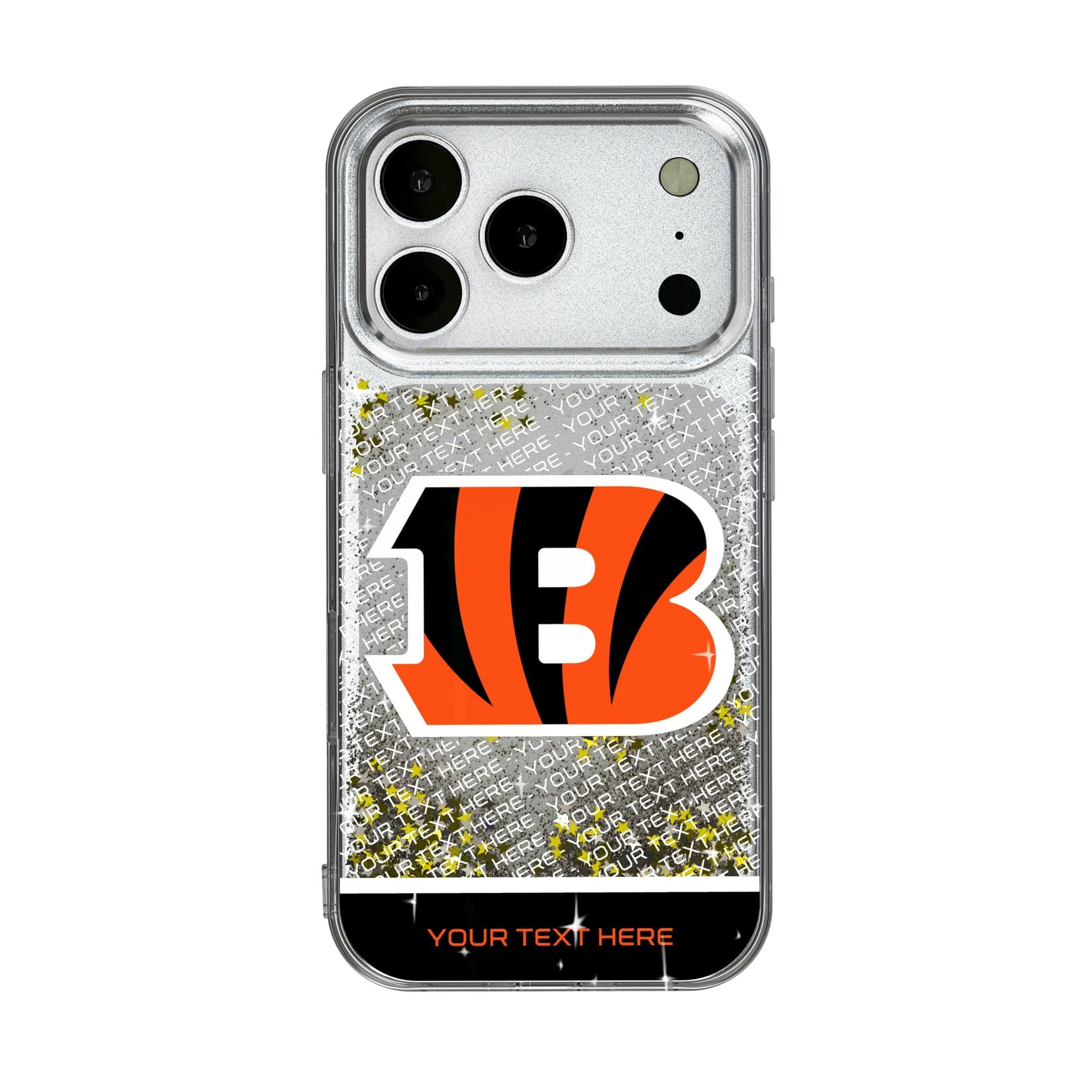 Keyscaper - NFL - Cincinnati Bengals Personalized Endzone Plus Design iPhone Glitter Phone Case - 14 - Multicolor price history on PriceWatchPro