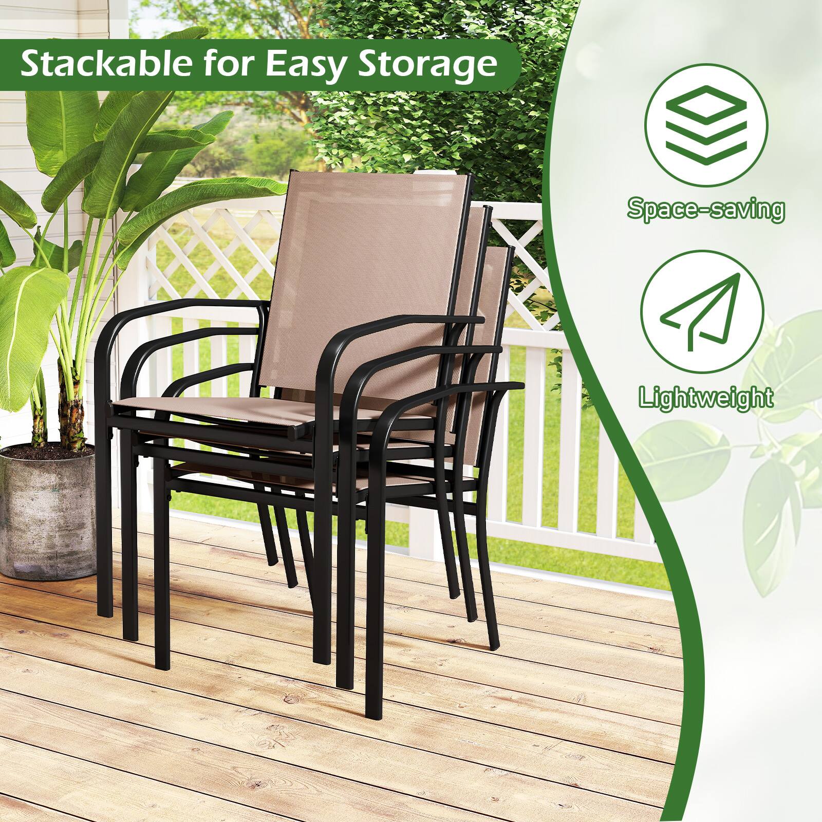 Stackable for Easy Storage

Space-saving

Lightweight