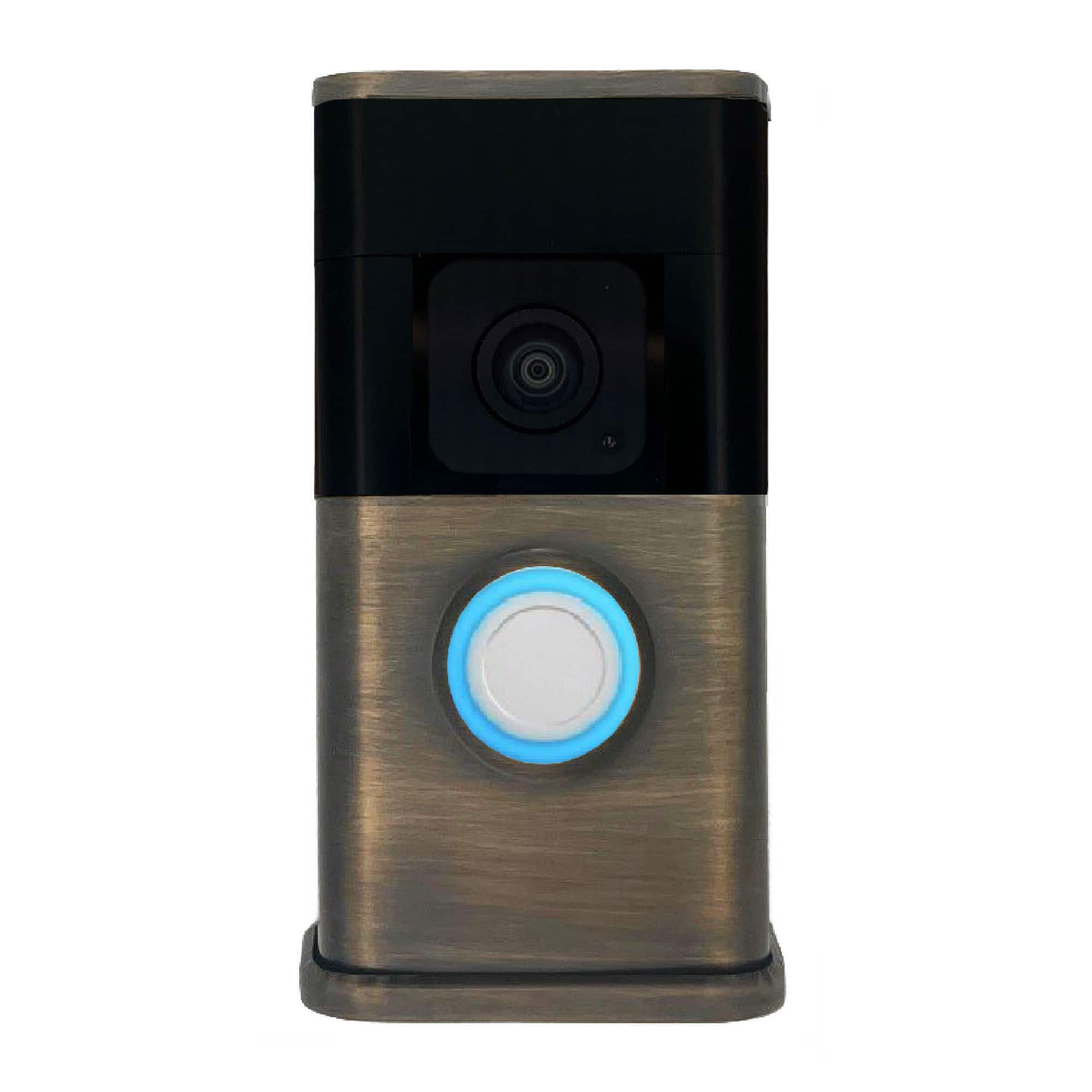 Photos - Mount/Stand COVER Michael Healy - Traditional Video Doorbell   - Antique Brass MHVR30012 (Ring 3, 3 Plus, 4, Battery Plus and Battery Pro)