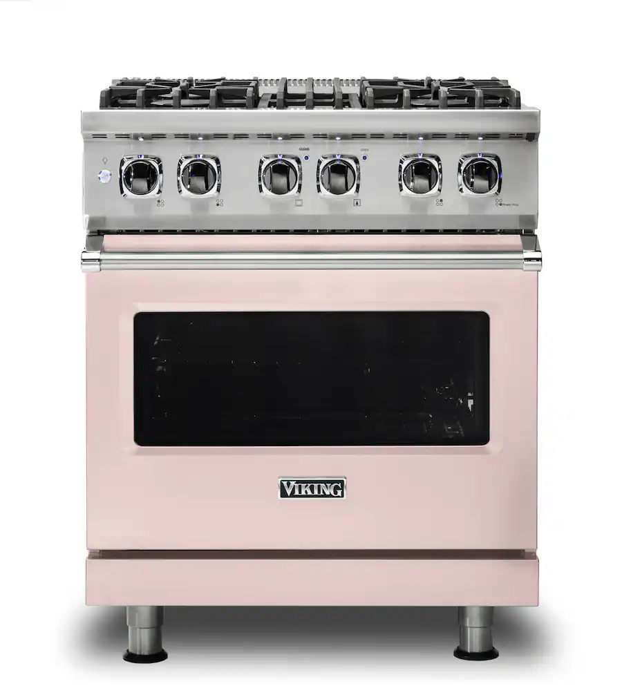 Viking 30 Inch Dual Fuel Freestanding Range Blush VDR5304BBH - Best Buy