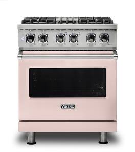 Viking - 30-Inch Dual Fuel Freestanding Range - Blush