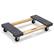 Front. Costway - 1 PC 30''×18'' Furniture Dolly Moving Carrier with Casters and 1000lbs Capacity - Natural/Gray.
