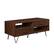 Left Zoom. Walker Edison - Contemporary Minimalist 2-Drawer Coffee Table - Dark Walnut/Black.
