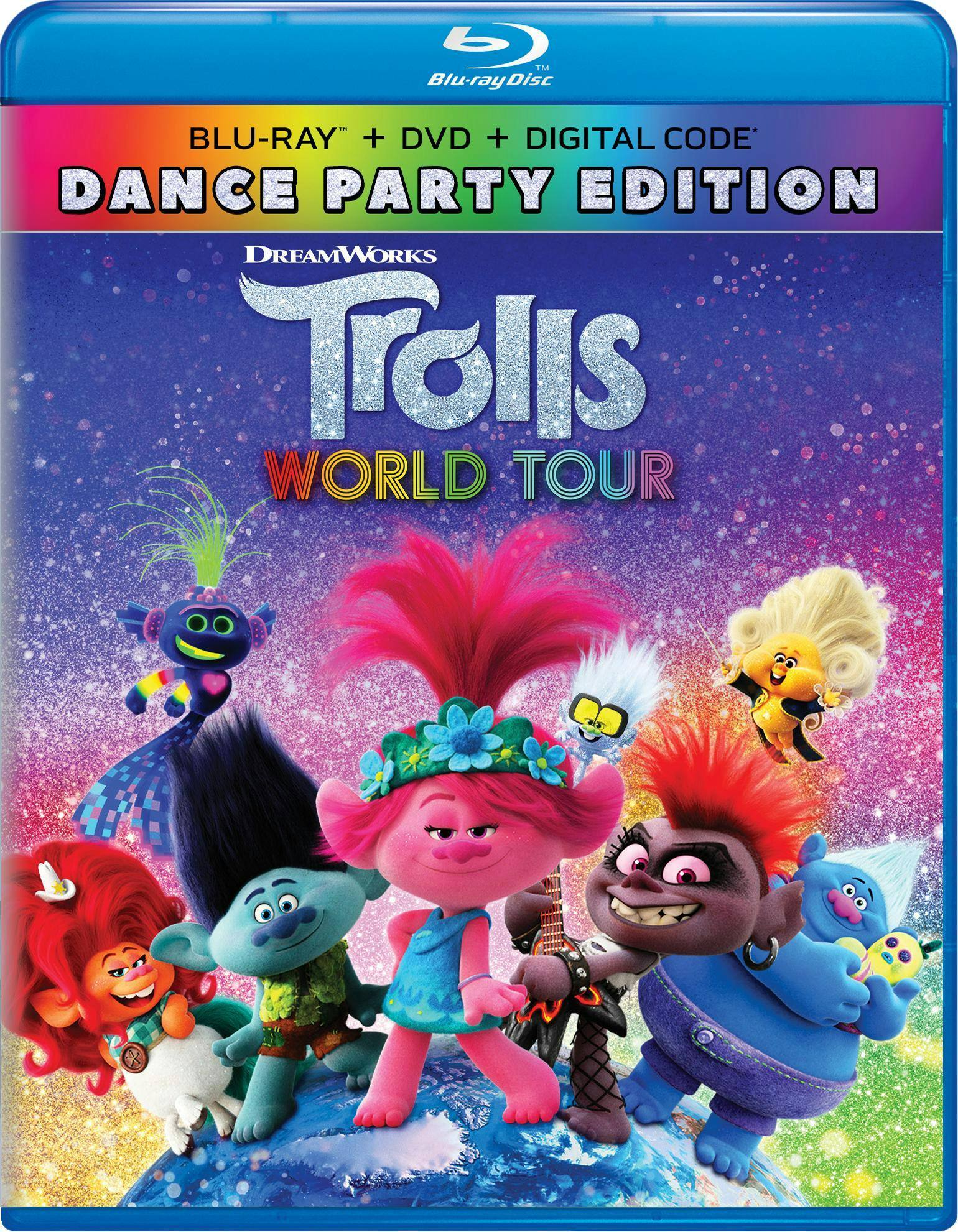 Trolls World Tour (Dance Party Edition DVD + Digital) [Blu-ray] [Standard]