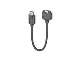 Alogic - Elements DisplayPort/VGA Video Cable EL2DPVGAADP - Black