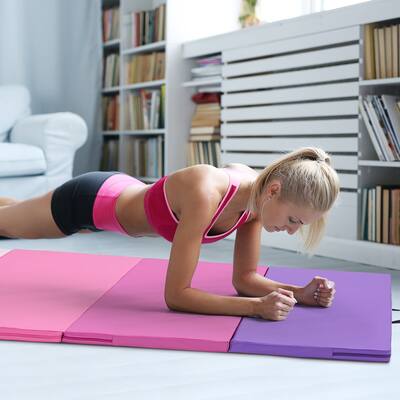 Ainfox Exercise Mat Gym Mat for Home Aerobics Workout