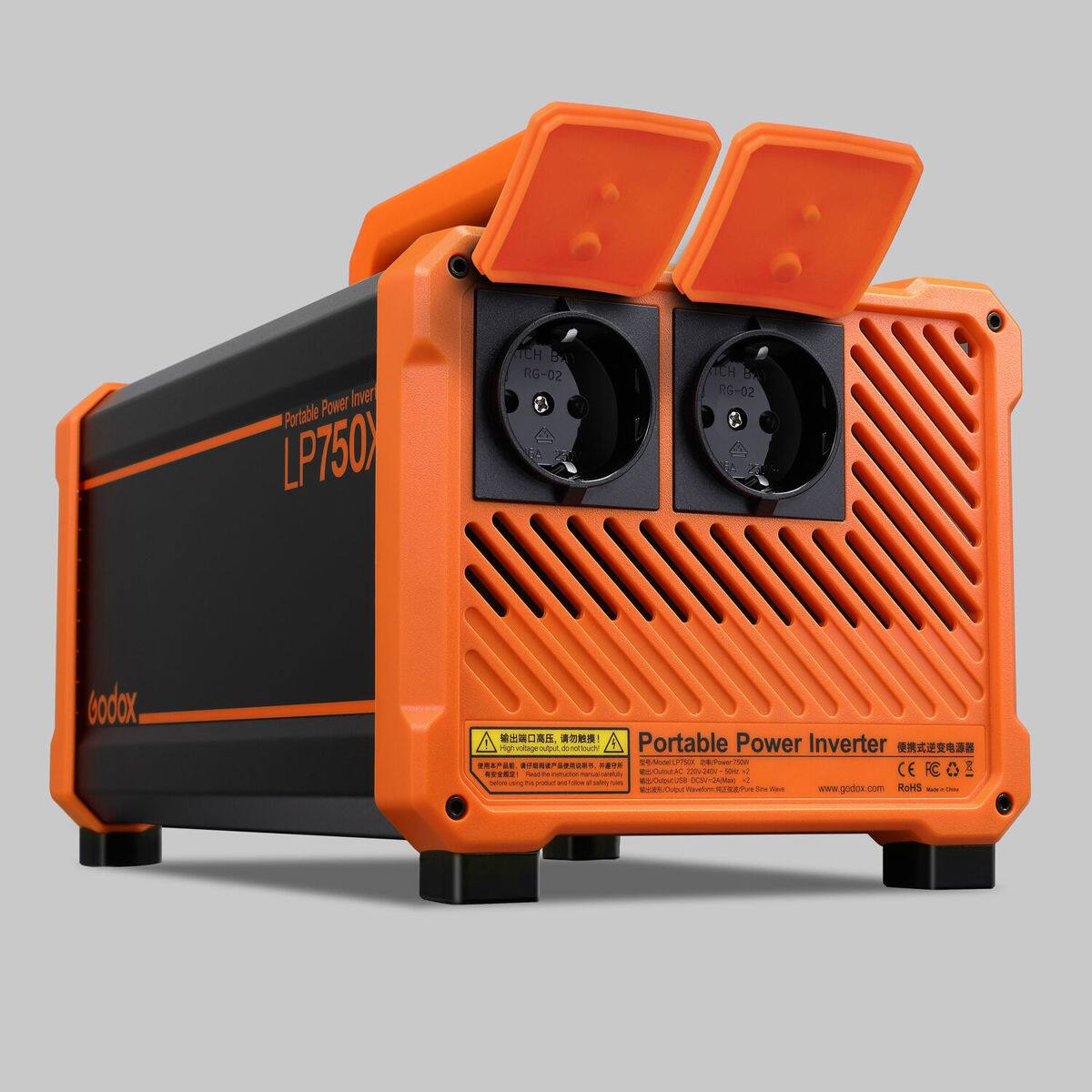 Power Inverter Portable LP750  
TCH B RG-02 FA ICH BaY R6-02  
20% godox  
Portable Power Inverter  
www.godox.com