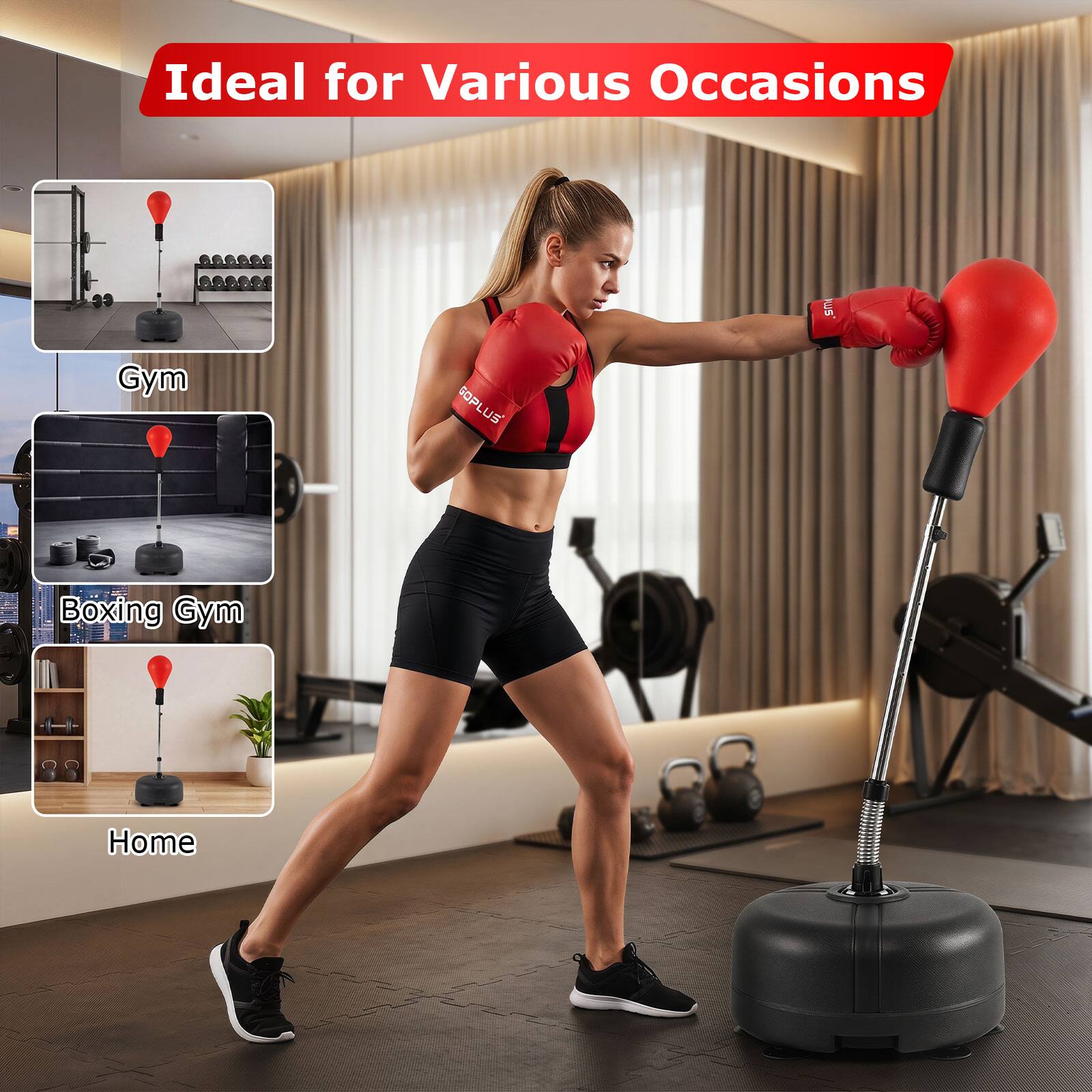 Ideal for Various Occasions

Gym

Boxing Gym

Home