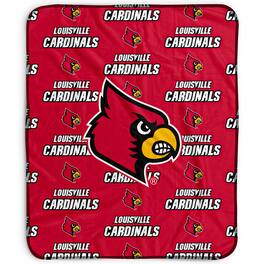 Pegasus - Louisville Cardinals 50" x 60" Repeat Wordmark Fleece Blanket - Multicolor