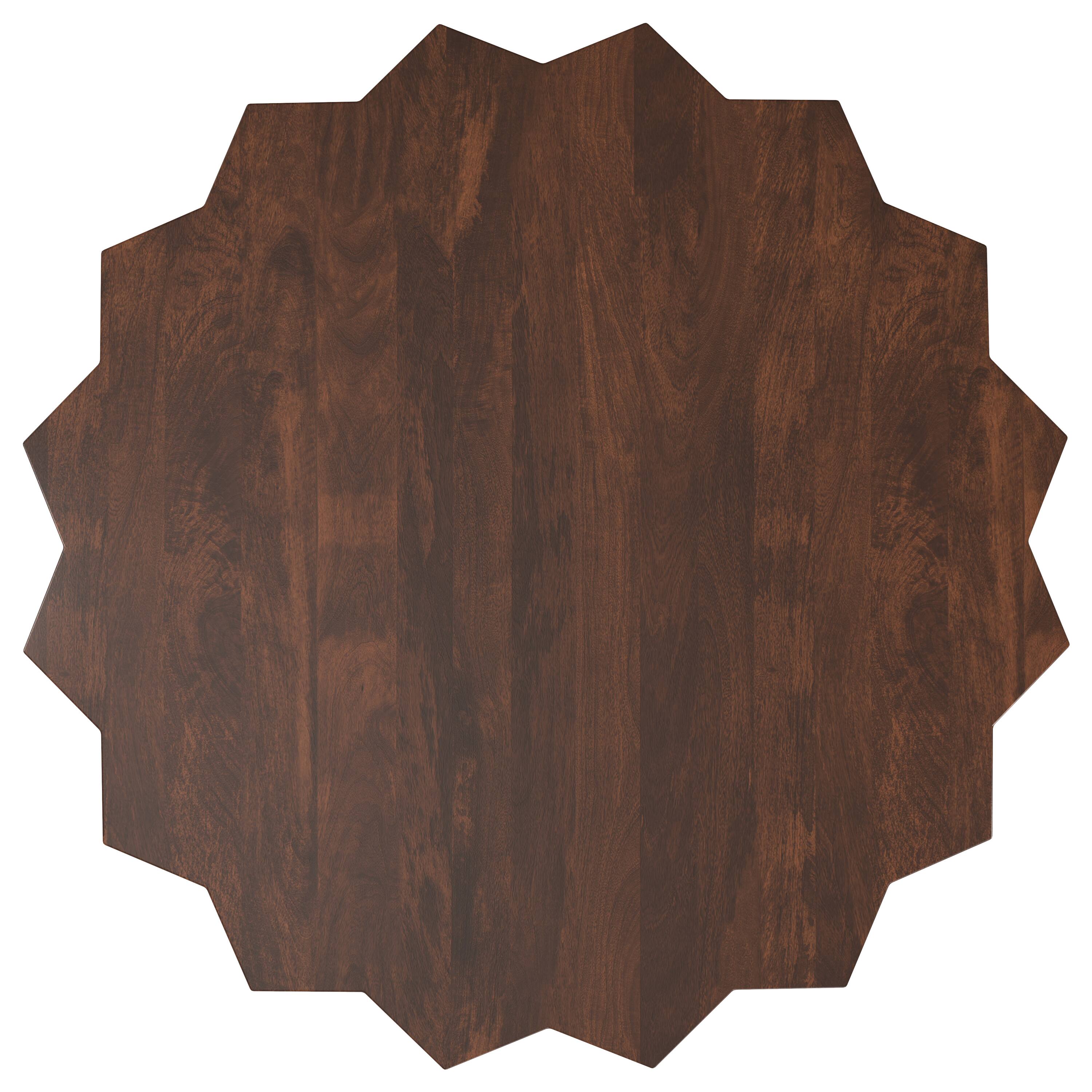 Alt View 2. Simpli Home - Turnbull 34 inch Wide Solid Mango Wood Coffee Table in Walnut - Walnut.