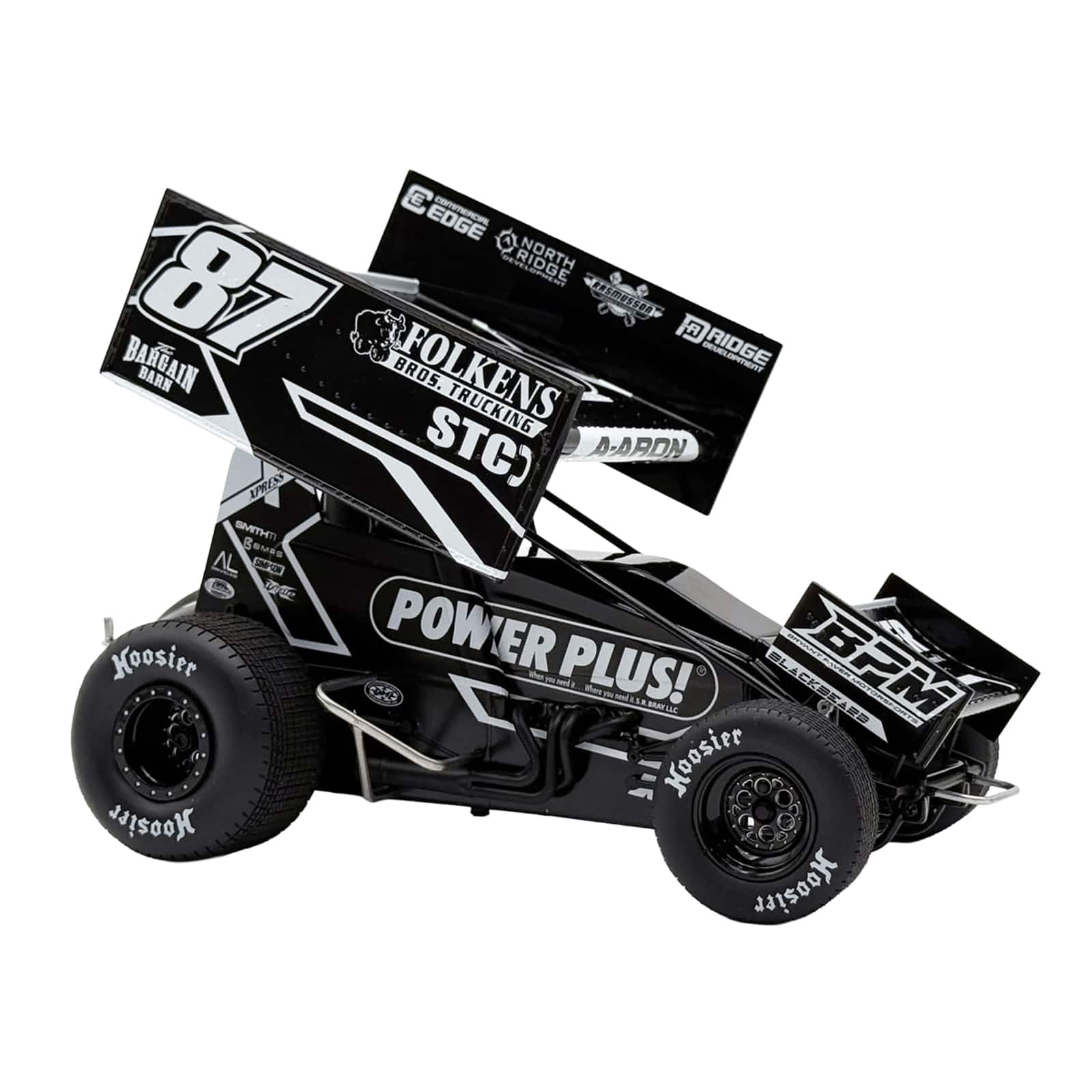 "Winged Sprint Car #87 Aaron Reutzel ""Power Plus"" Black (2026) 1/18 Diecast Model Car by ACME" price history on PriceWatchPro