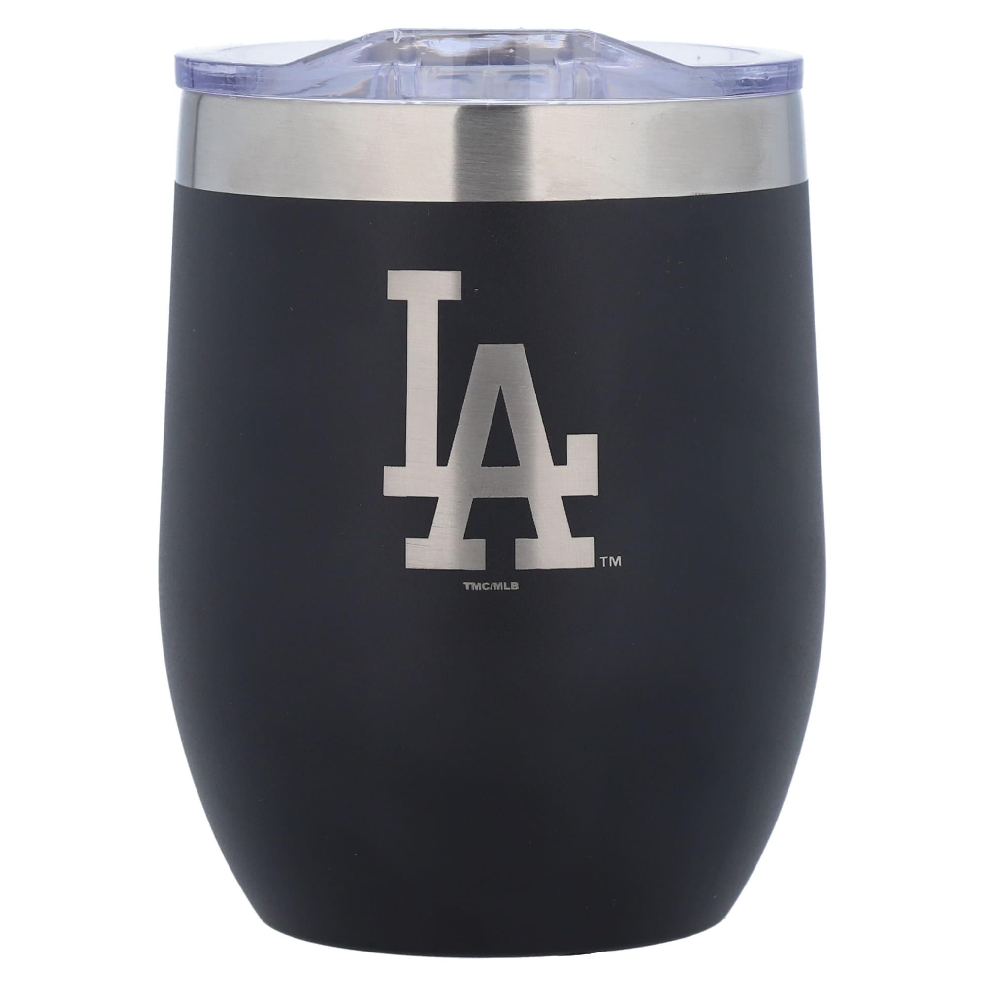 Front. The Memory Company - Los Angeles Dodgers 16oz. Stainless Steel Stemless Tumbler - Multicolor.
