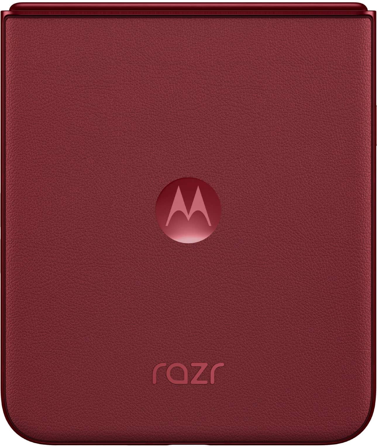 Alt View 1. Motorola - razr ultra 2025 512GB (Unlocked) - PANTONE Rio Red.