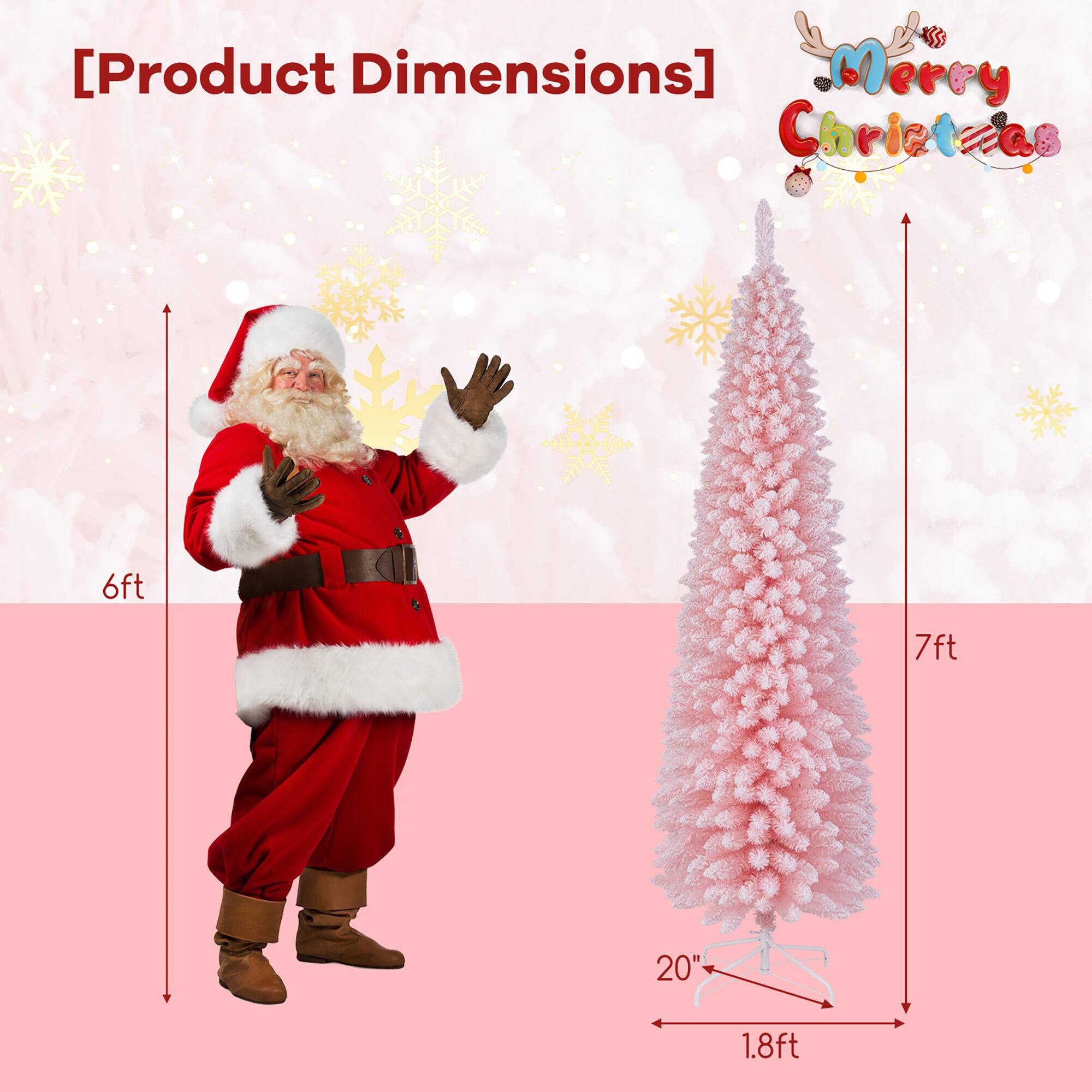 [Product Dimensions]

Merry Christmas

6ft

7ft

20"

1.8ft