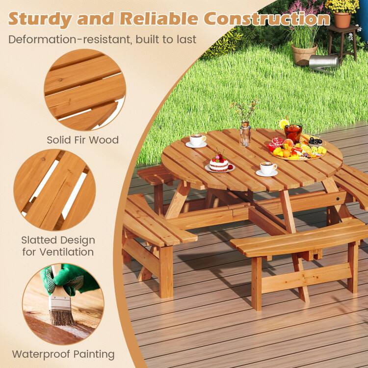 Sturdy and Reliable Construction  
Deformation-resistant, built to last  
Solid Fir Wood  
Slatted Design for Ventilation  
Waterproof Painting