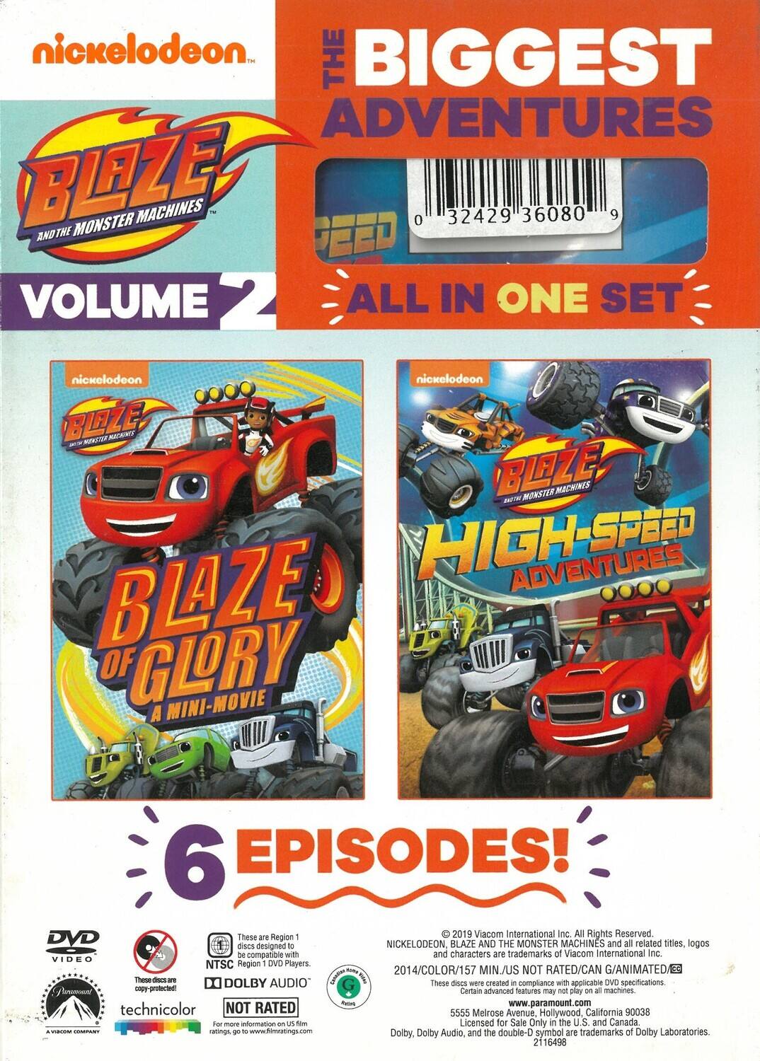 Alt View 1. Blaze and the Monster Machines: Volume 2   - DVD.