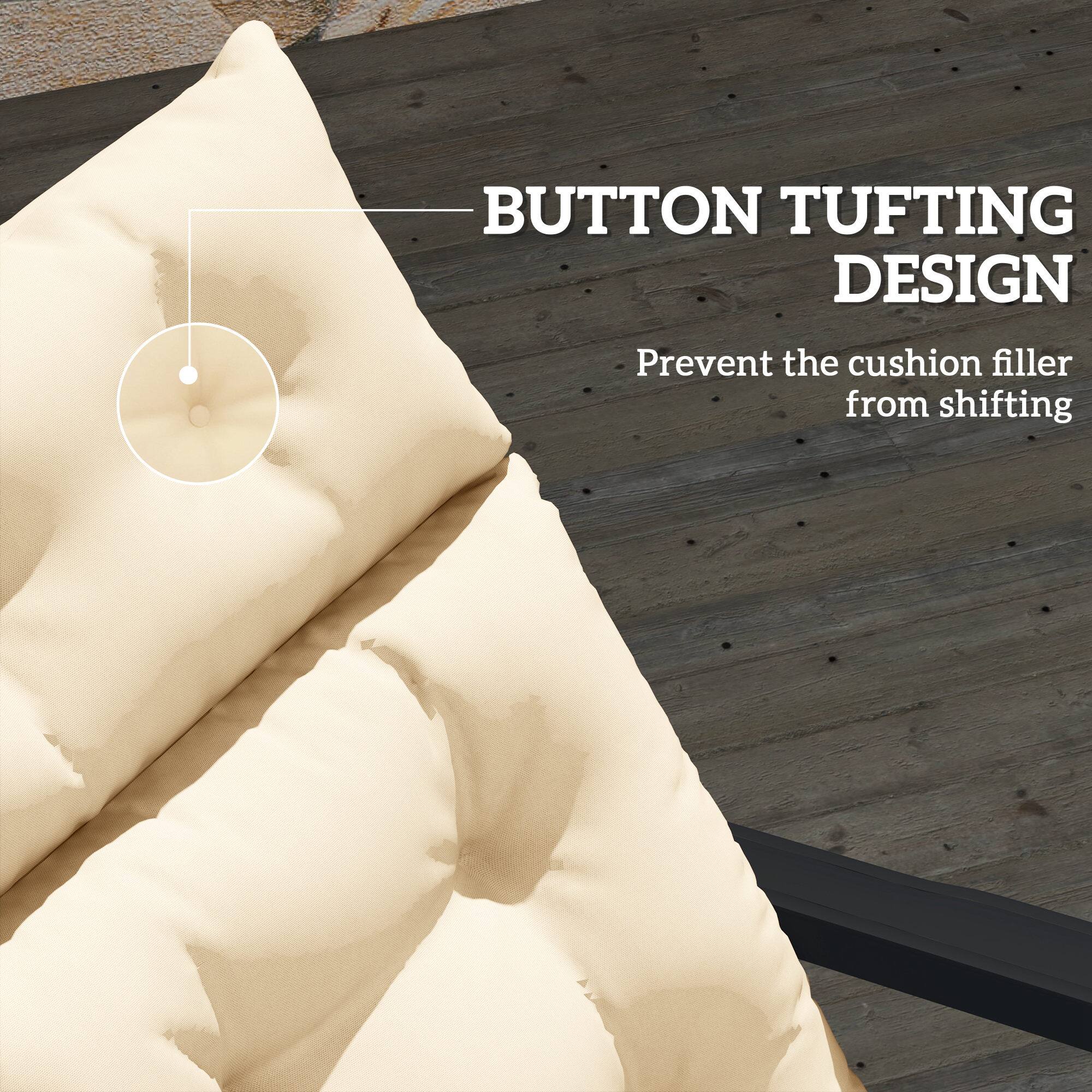 BUTTON TUFTING DESIGN

Prevent the cushion filler from shifting