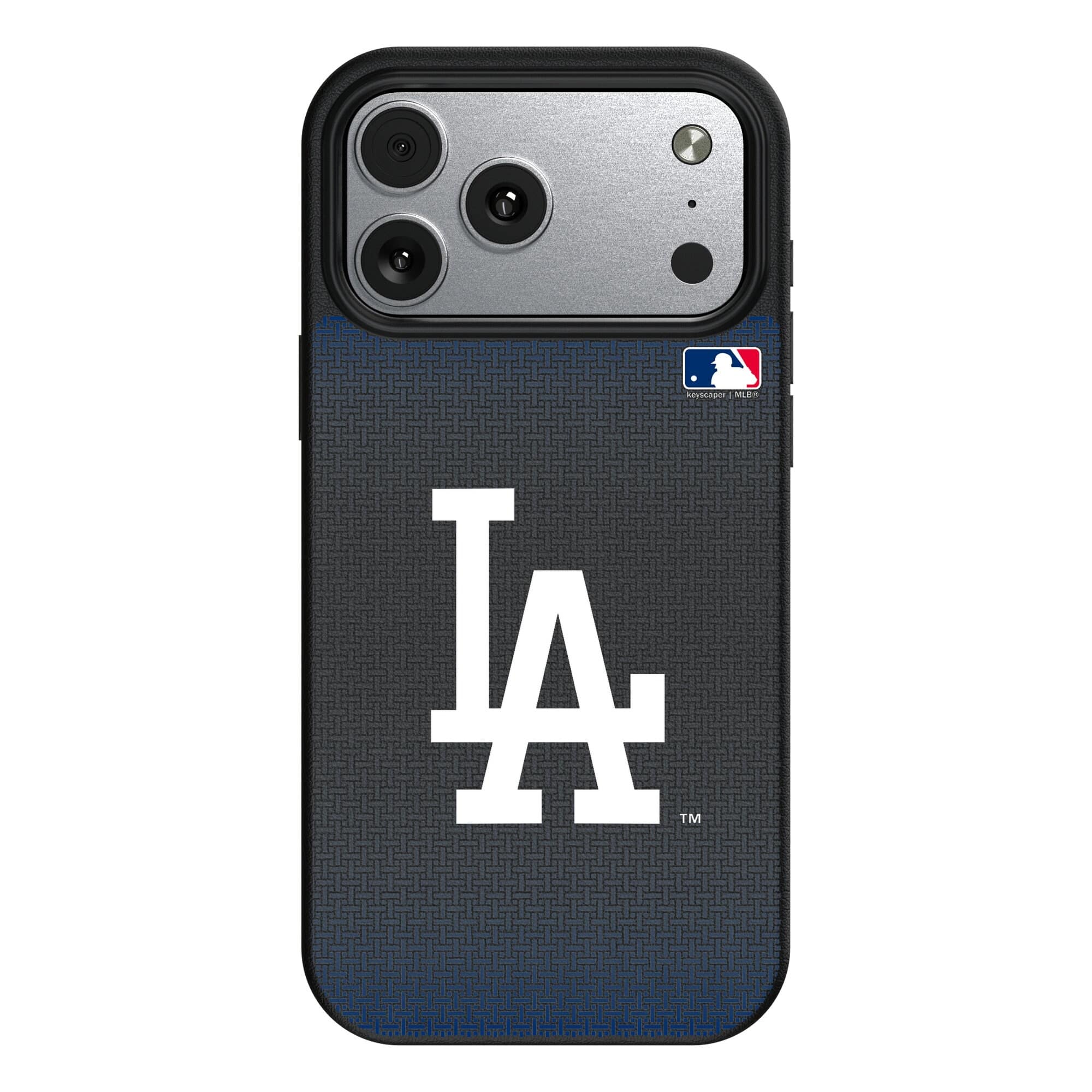 Keyscaper - MLB - Los Angeles Dodgers Linen Logo iPhone Magnetic Bump Case - 17 Pro - Black price history on PriceWatchPro