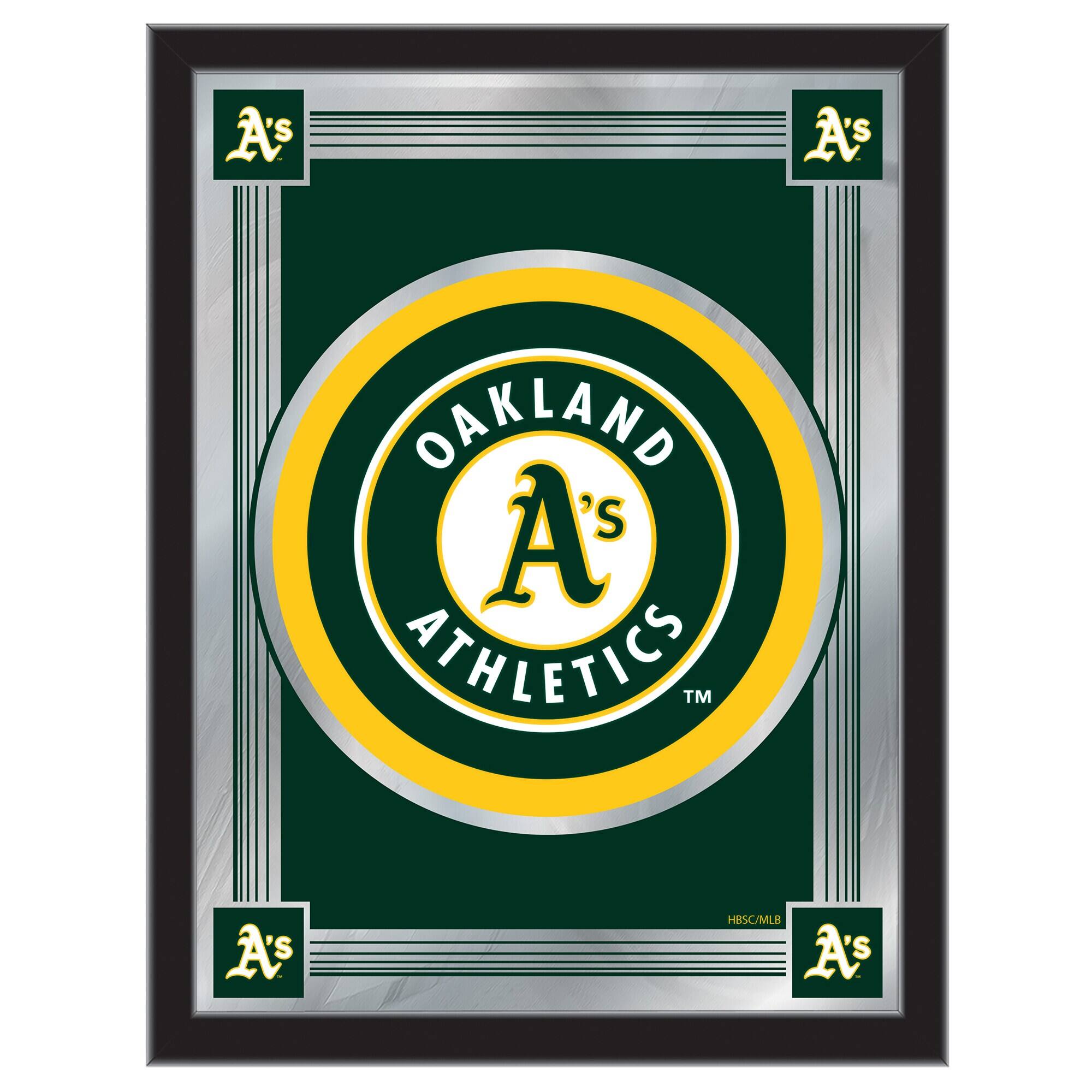 Oakland Athletics 17" x 22" Logo Wall Mirror