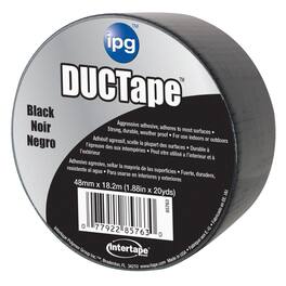 IPG - JobSite 1.88 in. W X 20 yd L Black Duct Tape
