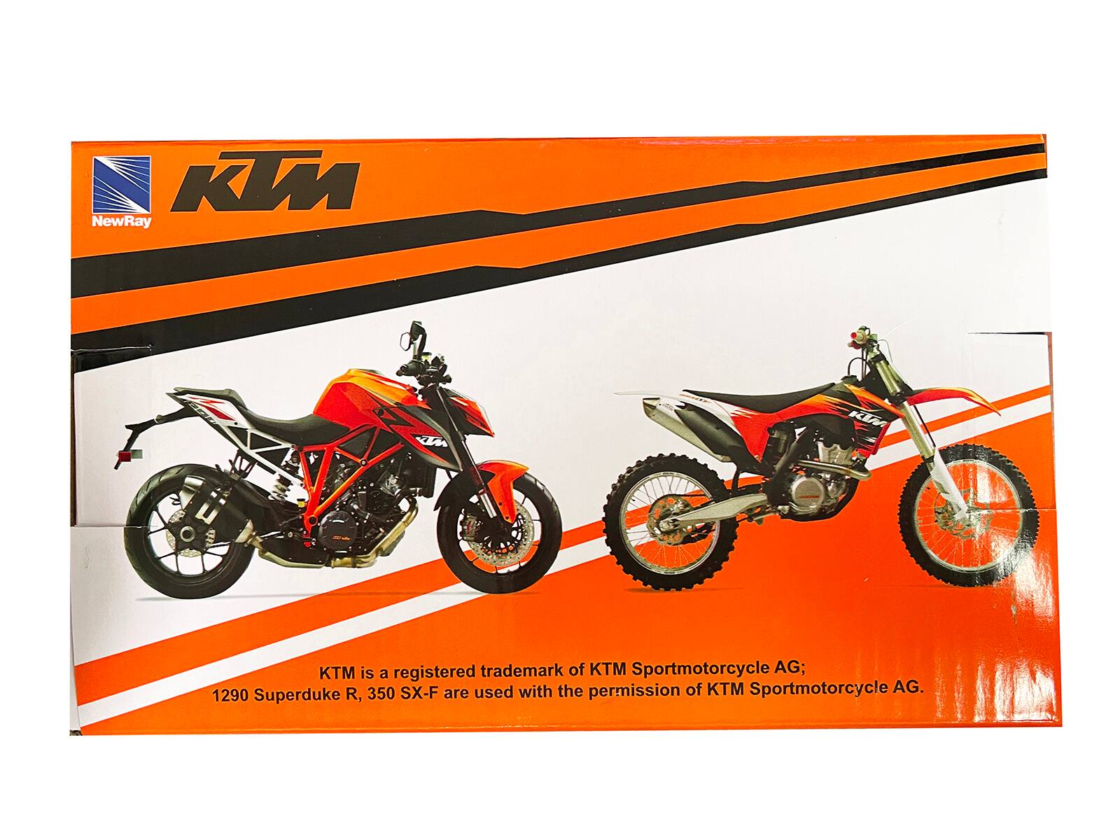 KTM is a registered trademark of KTM Sportmotorcycle AG; 1290 Superduke R, 350 SX-F are used with the permission of KTM Sportmotorcycle AG.