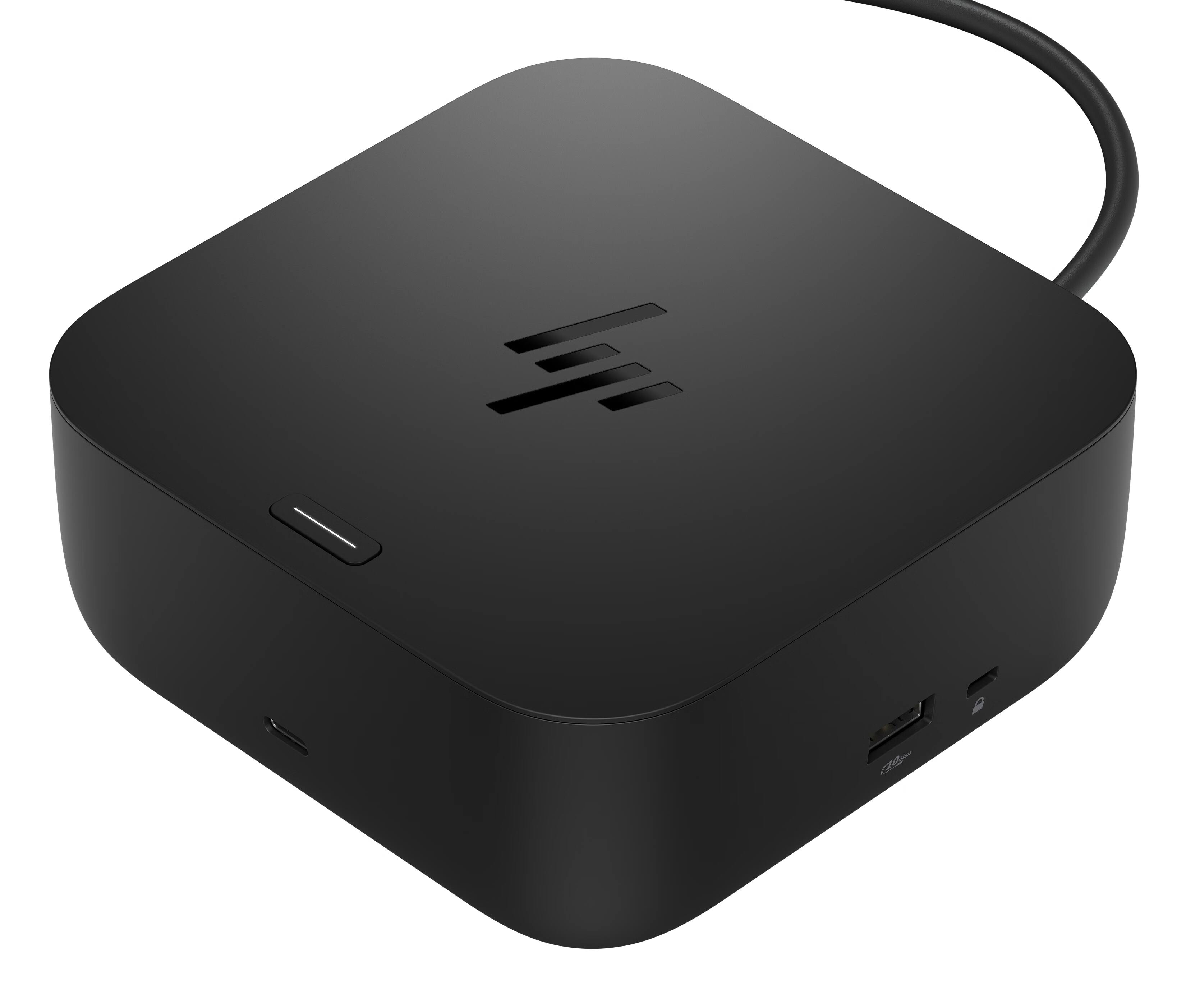 Alt View 2. HP - HP USB-C 100W G6 Docking Station BS7S5AA#ABA Bundle with Dockztorm Hub, HDMI, DisplayPort, Ethernet, USB-A Ports 10 Pack - Black.