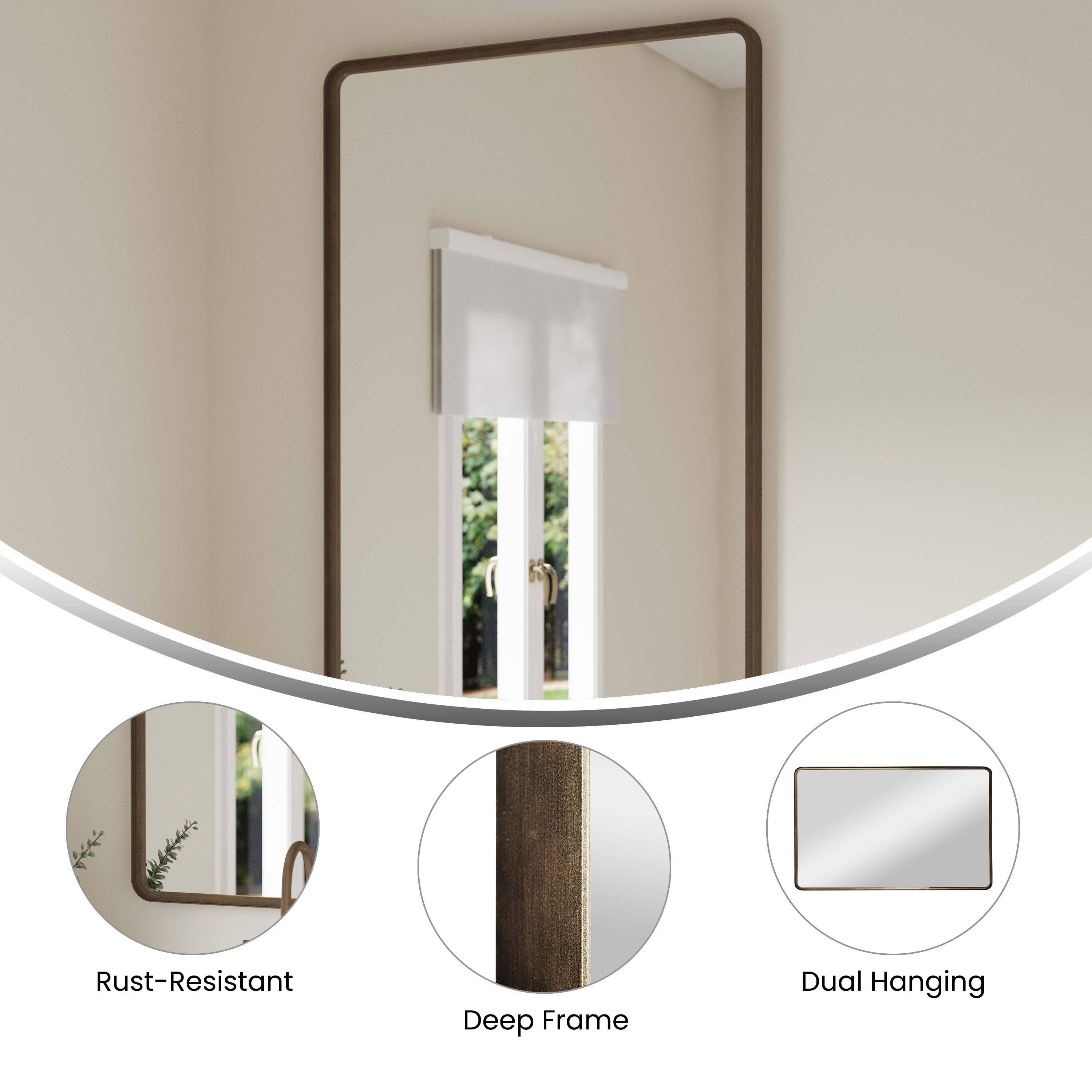 Rust-Resistant Deep Frame Dual Hanging