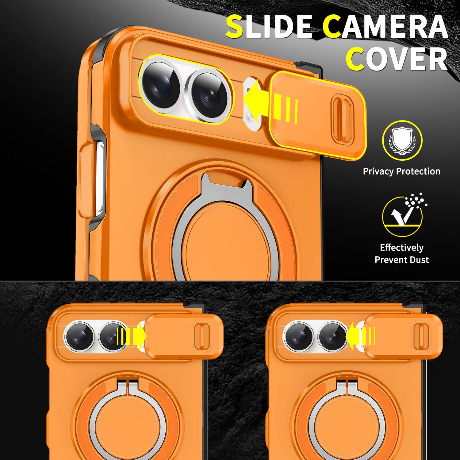 UUCOVER Dual Layer Case for Apple iPhone Duo with Slide Camera Cover ...