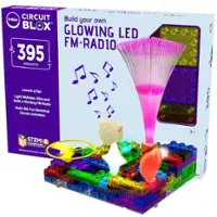 E-Blox - Circuit Blox: BYO Glowing LED FM Radio - 395 Projects,Ages 8+ - Front_Zoom