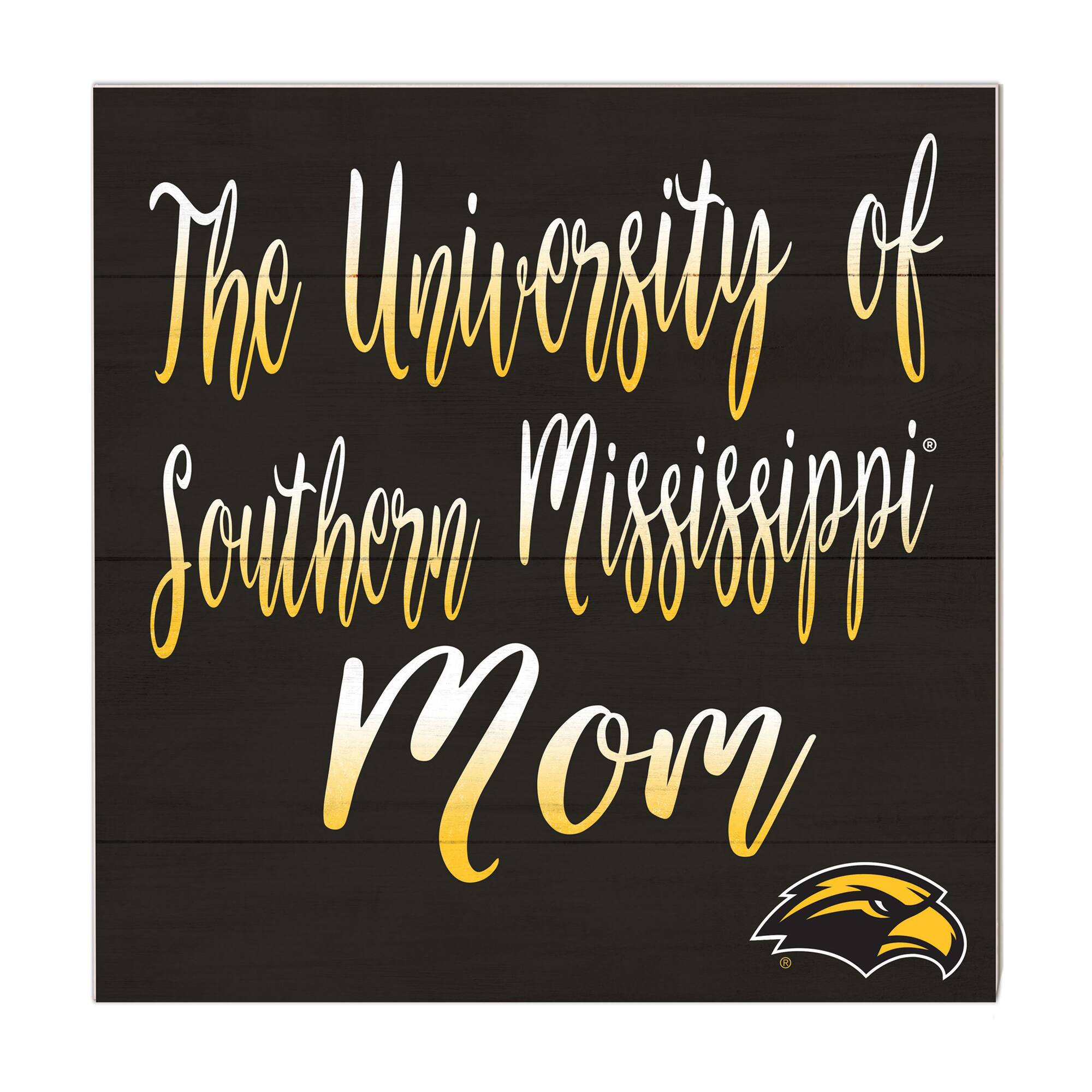 Southern Miss Golden Eagles 10'' x 10'' Mom Plaque