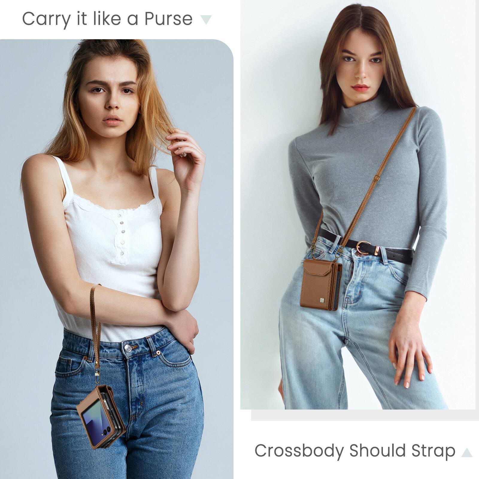 Carry it like a Purse

Crossbody Should Strap