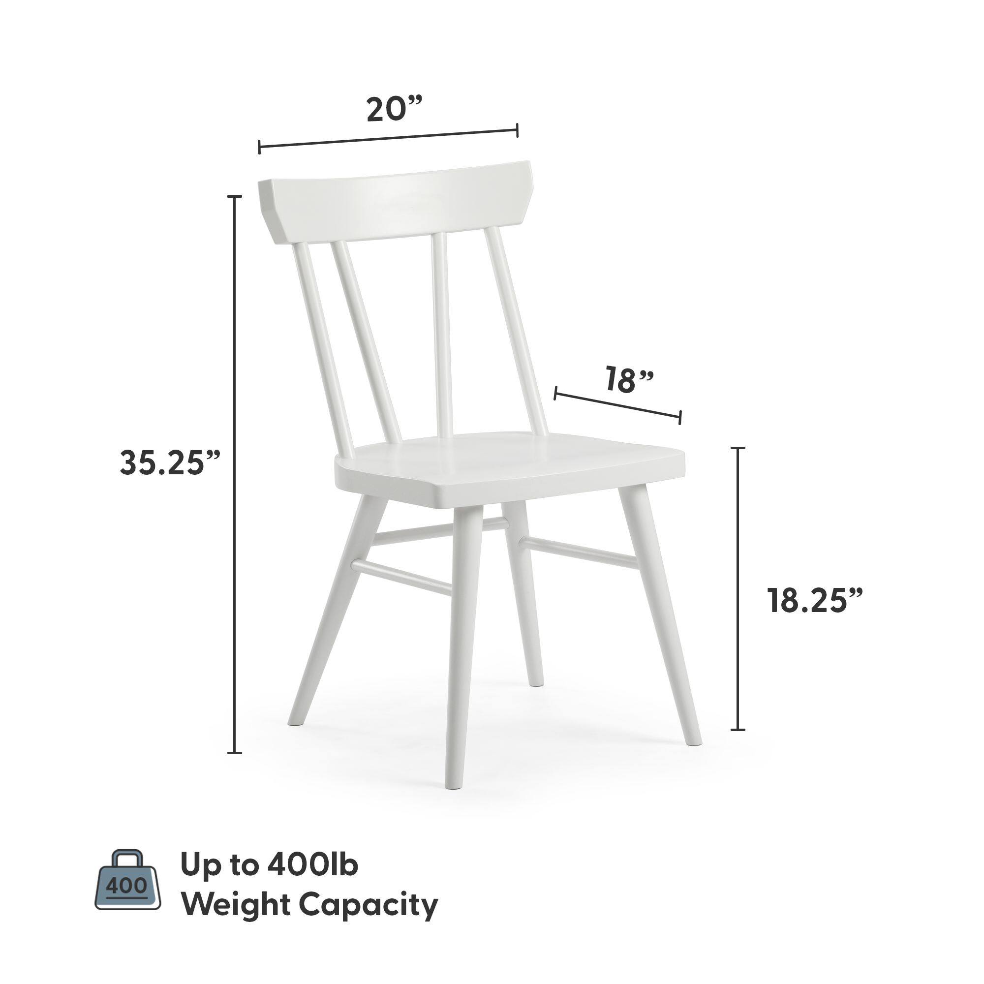 20" 18" 35.25" 18.25" Up to 400lb Weight Capacity