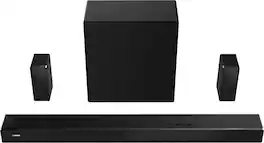 Toshiba - M510WR 5.1 Channel Soundbar with Wireless Subwoofer, Dolby Atmos, DTS:X - Black