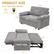 PRODUCT SIZE
3-in-1 Convertible Sofa Bed
ALL IN 1 BOX
Weight Capacity 570LB
58.2"
20"
23.4"
10"
5.5"
30.7"
46.6"
17.7"
71.6"
23.6"
