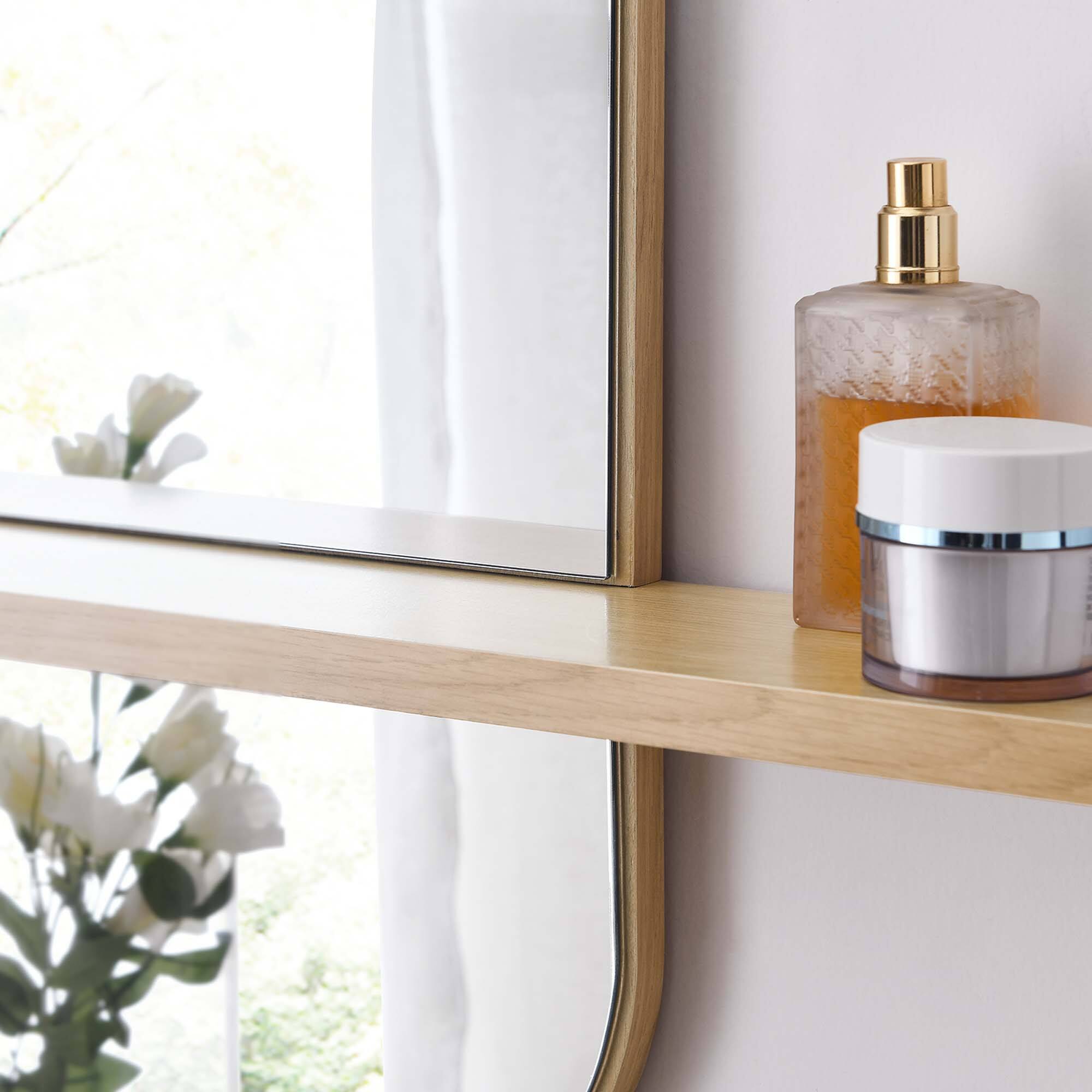 Alt View 2. Modway - Solstice Mirror by Modway - Oak.