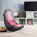 Alt View Zoom 13. Linon Home Décor - Kendon Faux Leather Rocking Gaming Chair - Black and Pink.