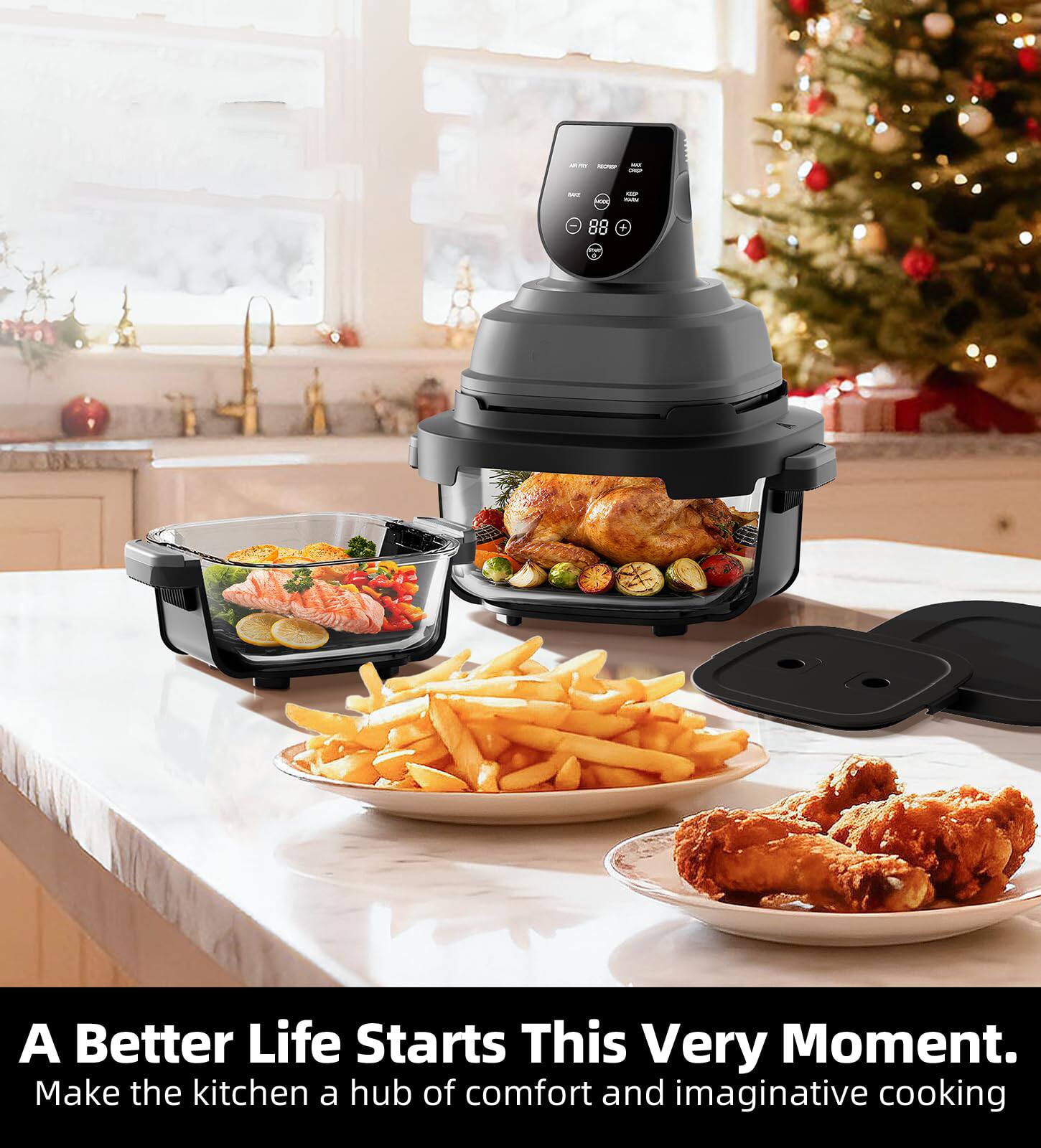 A Better Life Starts This Very Moment.  
Make the kitchen a hub of comfort and imaginative cooking