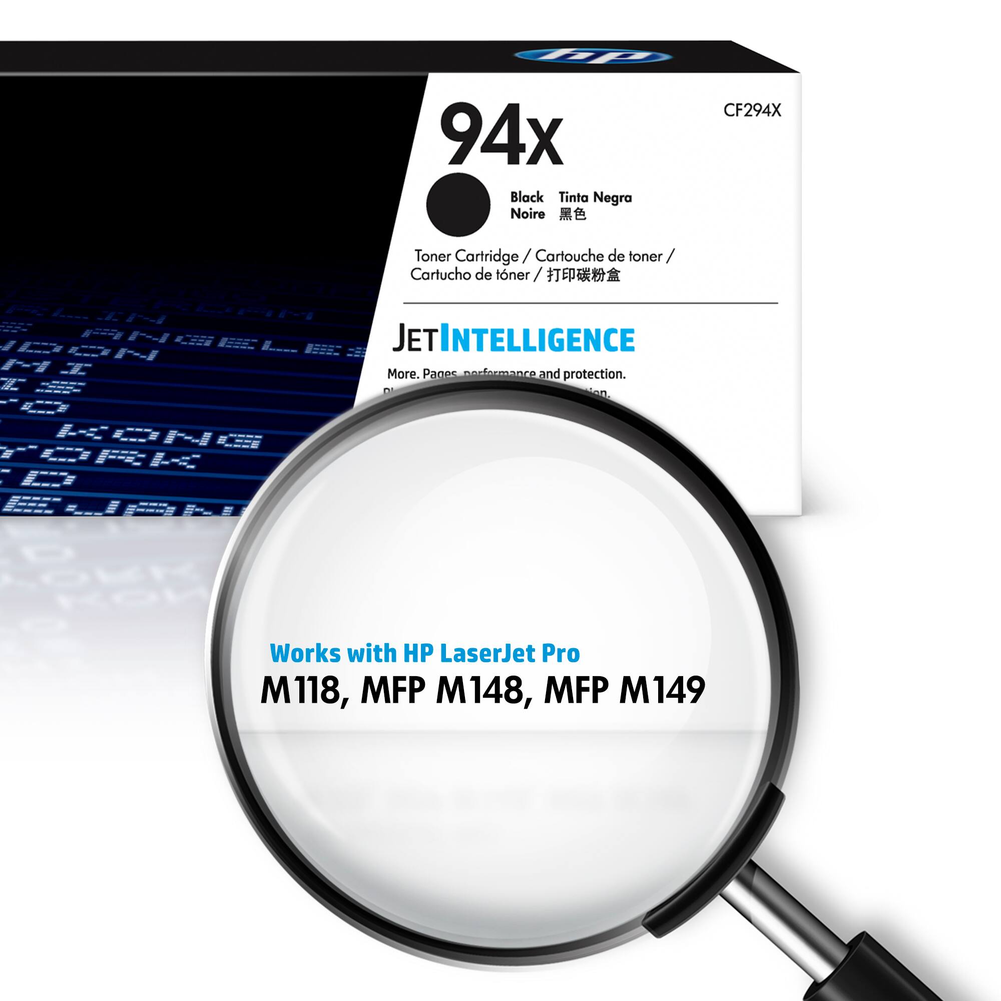 Alt View 1. HP - 94X Standard Capacity Toner Cartridge - Black.