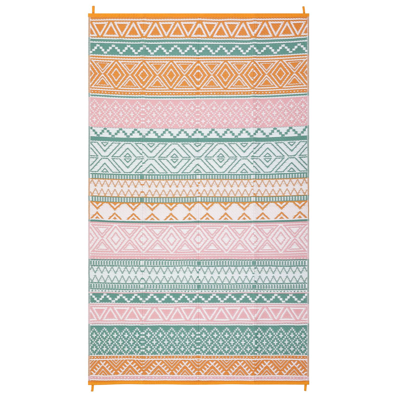 Orange Green Pink White