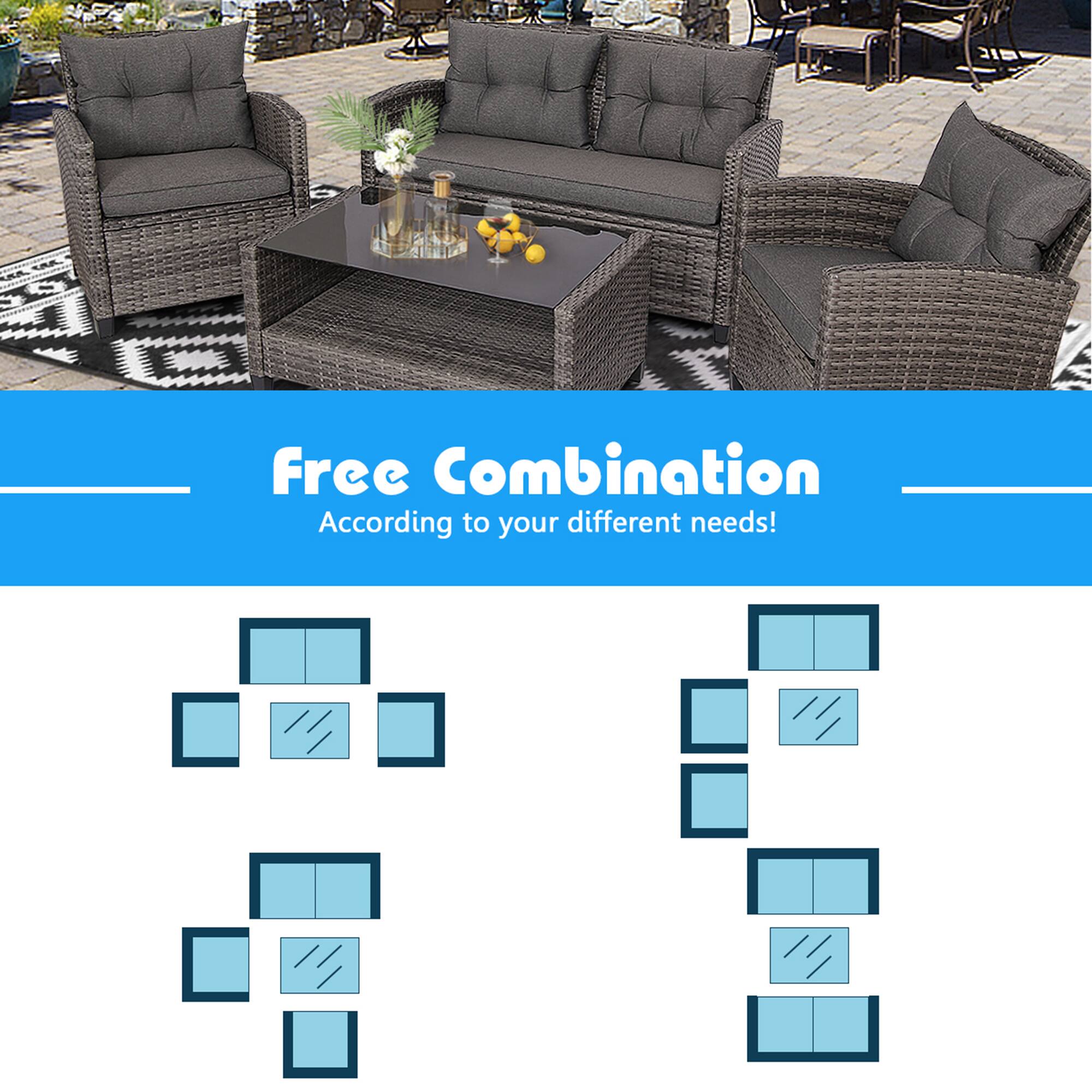 Free Combination  
According to your different needs!
