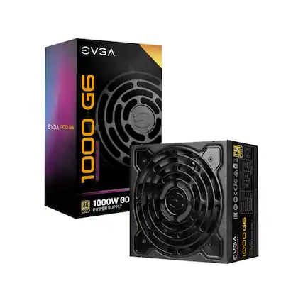 EVGA 1000 G6
1000W GO
80 PLUS POWER SUPPLY