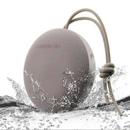 FINEAK - IPX8 Waterproof Bluetooth Speaker-Loud HD Sound, Portable - Gray