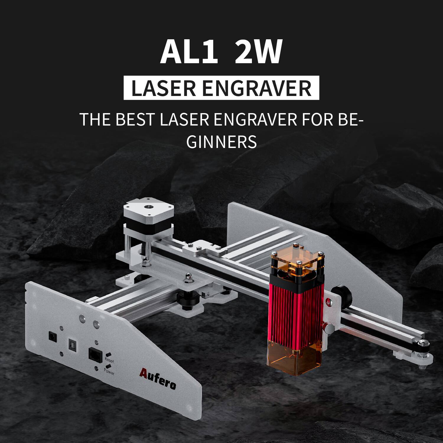 AL1 2W  
LASER ENGRAVER  
THE BEST LASER ENGRAVER FOR BEGINNERS  
Aufero