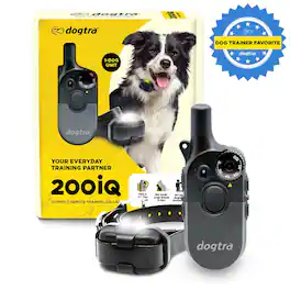 Dogtra - 200iQ Professional Remote Training E Collar - 1/2 Mile, Waterproof, Dogs 10 lbs - Gray