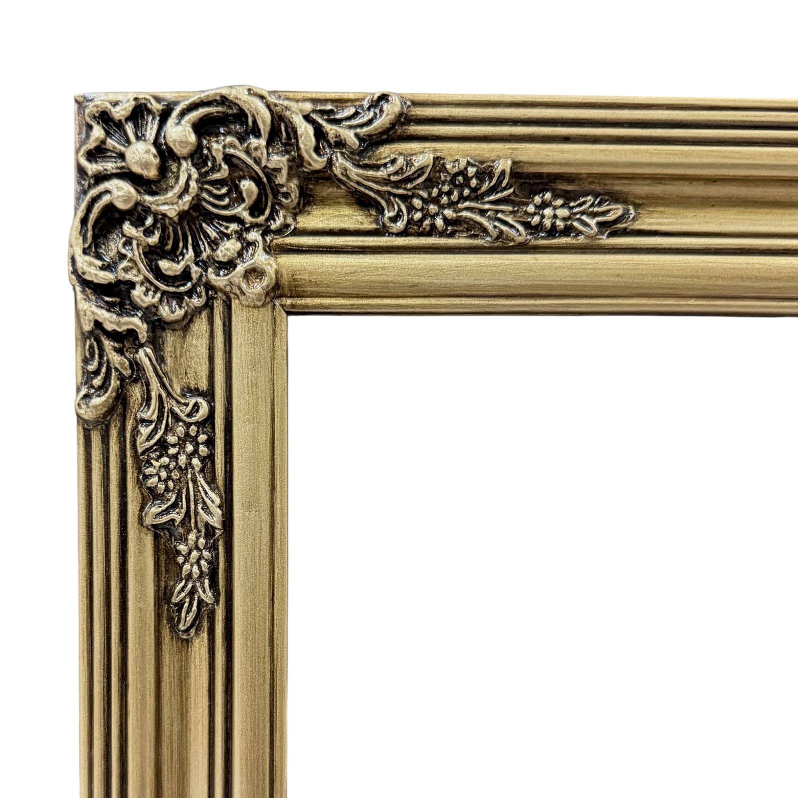 Back. LAREDO FRAME FACTORY - 55 inch Handmade Ornate Tv Frame For TCL A300W NXTVISION Tv - ANTIQUE GOLD.