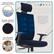 Alt View 11. La-Z-Boy - Ergonomic Executive Mesh Office Chair with Adjustable Headrest and Lumbar Support - Navy.