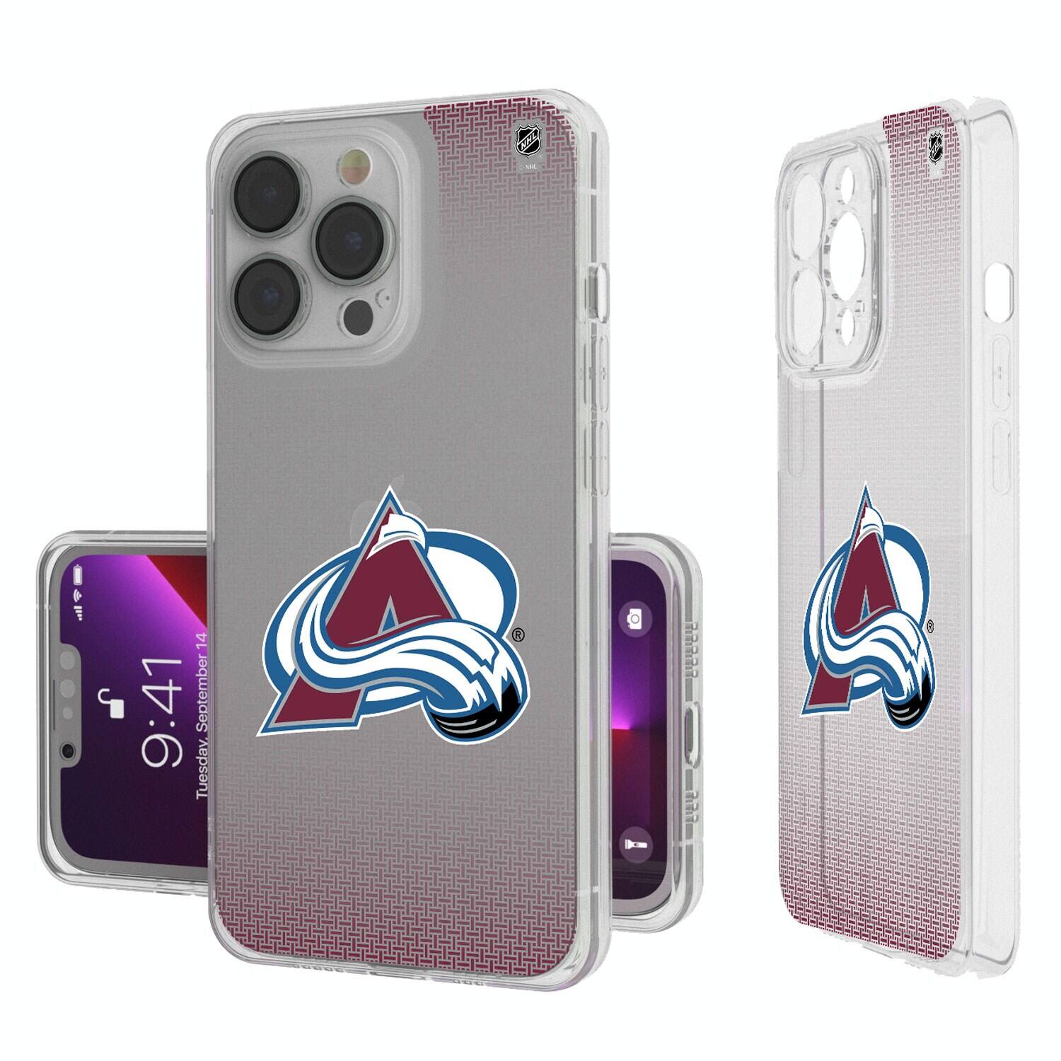 Keyscaper - NHL - Colorado Avalanche Linen Logo iPhone Clear Case - 16 Pro - Multicolor price history on PriceWatchPro