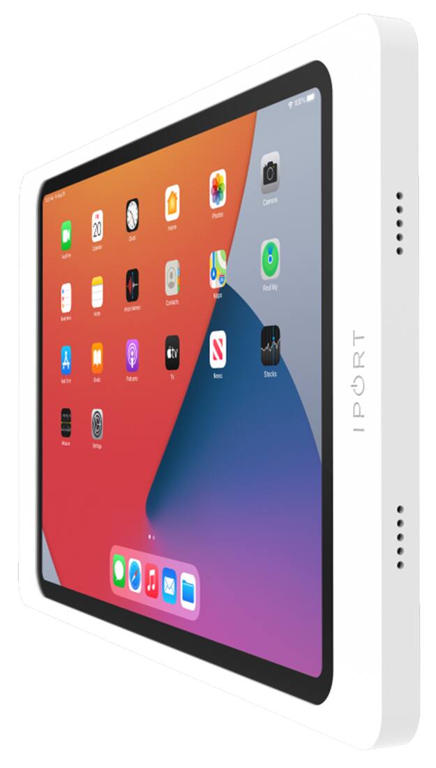 Front. iPort - SURFACE MOUNT - SYSTEM FOR APPLE IPAD 10.9 (10th Gen) (Each) - White.