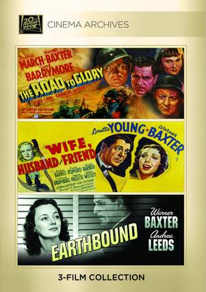 Front. The Road To Glory; Wife Husband and Friend; Earthbound - DVD.