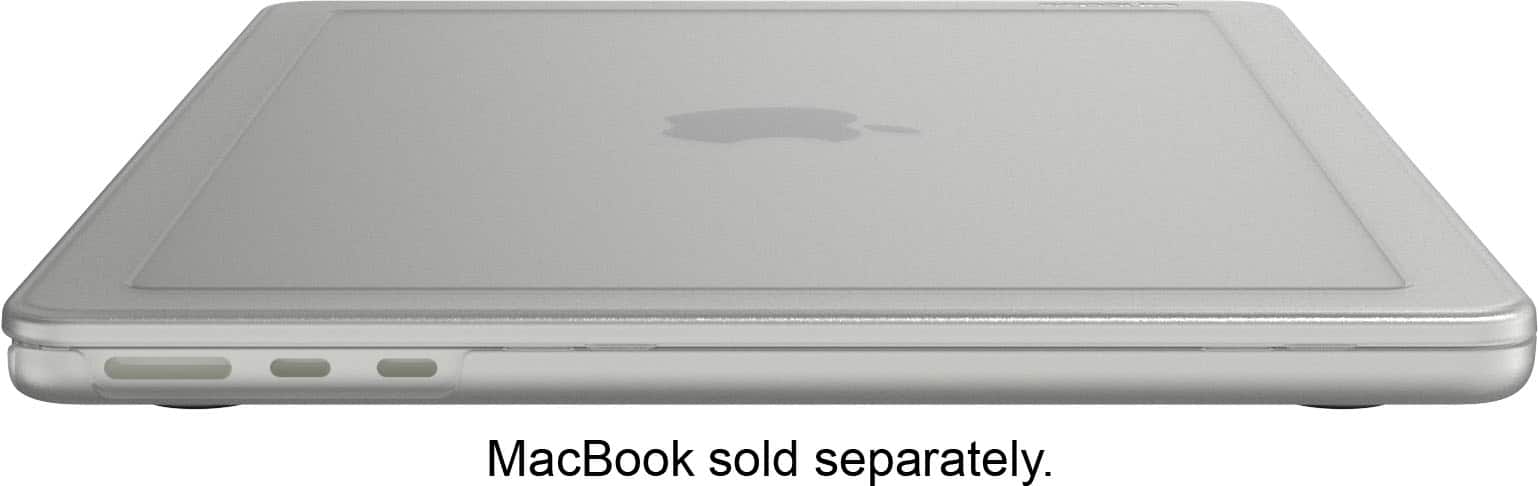 Alt View 13. Incase - Edge Hard Shell Case for MacBook Air 13-inch M4 2025, M3 2024 - Clear.